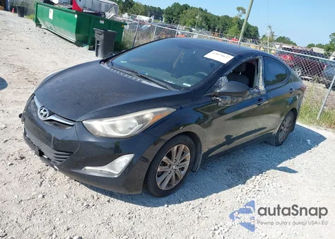 2014 Hyundai Elantra Se z USA, uszkodzony, nr VIN KMHDH4AE5EU201870